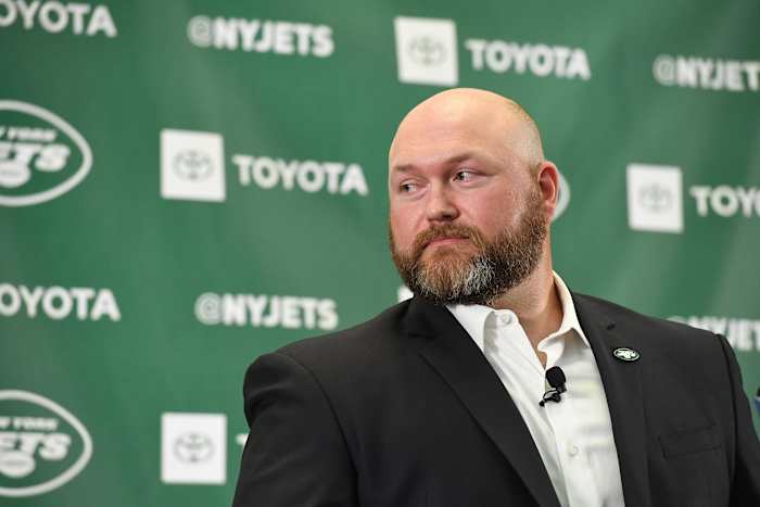 Jets GM Joe Douglas at press conference